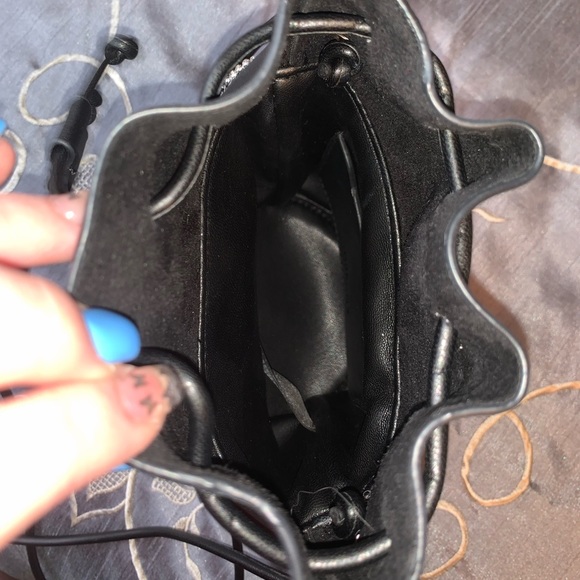 Cross body black and bedazzled bag - Picture 4 of 4